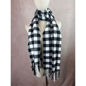 100% Cashmere Buffalo Plaid Scarf
